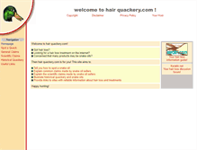 Tablet Screenshot of hairquackery.com